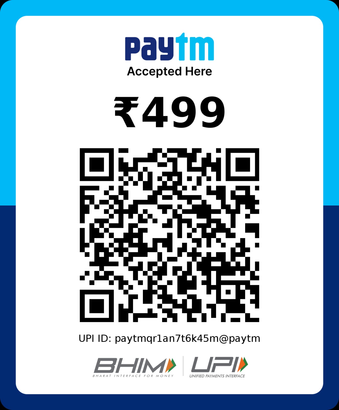 Payment QR